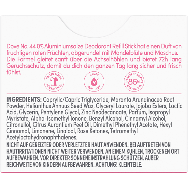 Deostick Blüten- & rote Früchteduft, Nachfüllpack Dove
