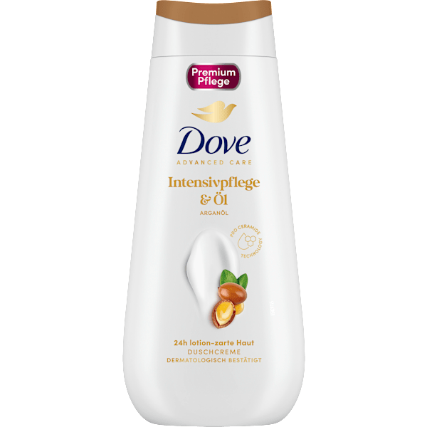Duschcreme Advanced Care Intensivpflege & Öl, Arganöl Dove