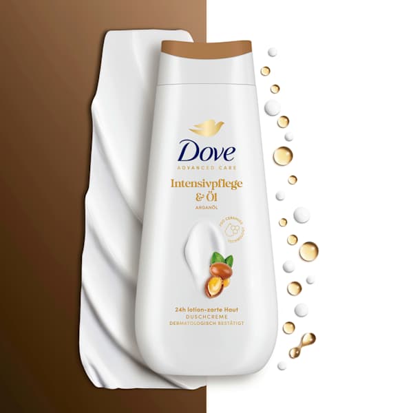 Duschcreme Advanced Care Intensivpflege & Öl, Arganöl Dove