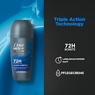 Antitranspirant Deo Roll-on Clean Comfort Dove MEN+CARE
