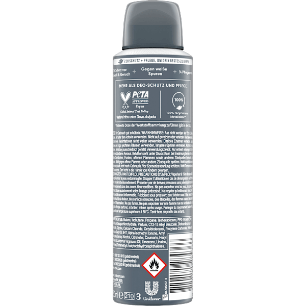 Antitranspirant Deospray Advanced Invisible Dry  Dove MEN+CARE