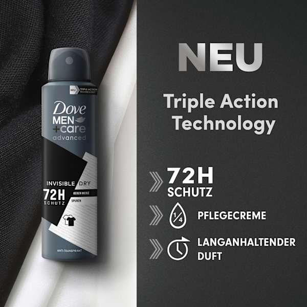 Antitranspirant Deospray Advanced Invisible Dry  Dove MEN+CARE