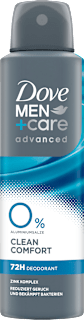Deospray Clean Comfort mit Zink-Komplex Dove MEN+CARE