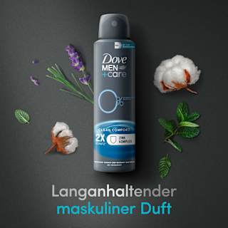 Deospray Clean Comfort mit Zink-Komplex Dove MEN+CARE