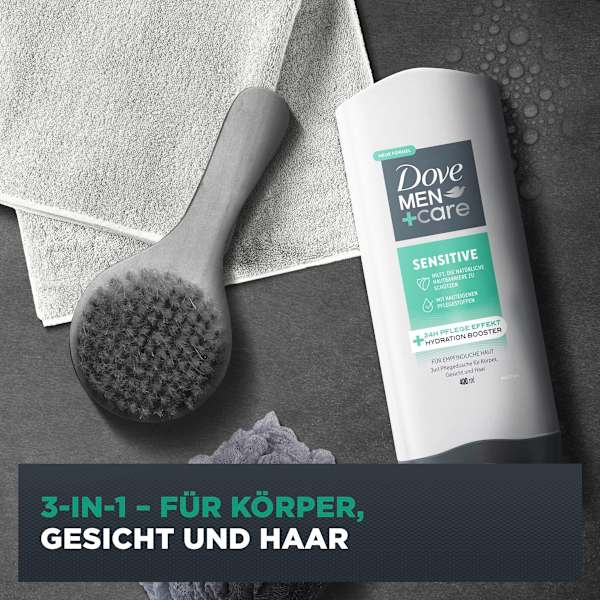 Pflegedusche Sensitive 3in1 Dove MEN+CARE