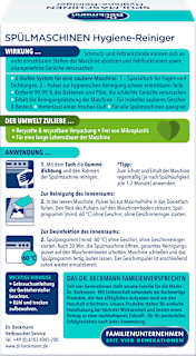 Spülmaschinen-Reiniger Hygiene  Dr. Beckmann
