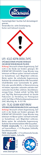 Spülmaschinen-Reiniger Hygiene  Dr. Beckmann
