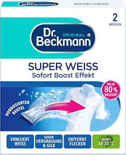 Wäsche Weiß super im Beutel  Dr. Beckmann