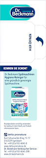 Waschmaschinenreiniger Hygiene Dr. Beckmann