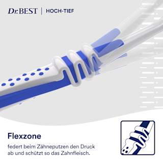 Zahnbürste Clean Hoch-Tief hart Dr. BEST