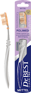 Zahnbürste Clean Pro Polimed mittel Dr. BEST