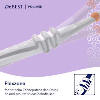 Zahnbürste Clean Pro Polimed weich Dr. BEST