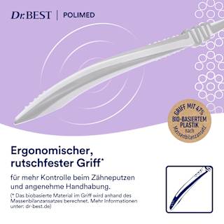 Zahnbürste Clean Pro Polimed weich Dr. BEST