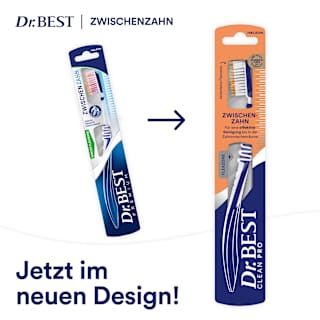 Zahnbürste Clean Pro Zwischenzahn mittel Dr. BEST