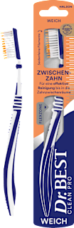 Zahnbürste Clean Pro Zwischenzahn weich Dr. BEST