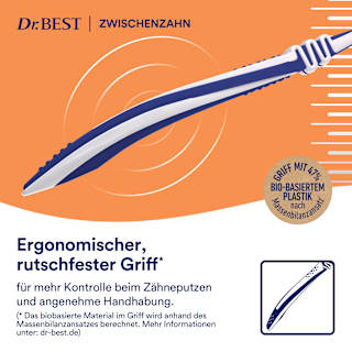 Zahnbürste Clean Pro Zwischenzahn weich Dr. BEST