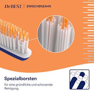 Zahnbürste Clean Pro Zwischenzahn weich Dr. BEST