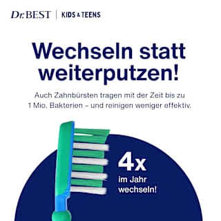 Zahnbürste Kinder Kids & Teens, 6-13 Jahren Dr. BEST
