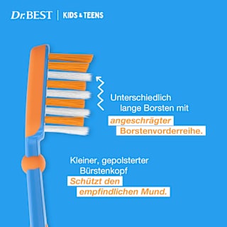Zahnbürste Kinder Kids & Teens, 6-13 Jahren Dr. BEST