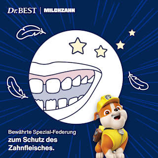 Zahnbürste Kinder Milchzahn 3 bis 6 Jahren Dr. BEST