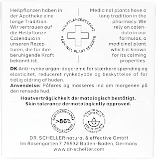 Anti Falten Gesichtscreme Argan  Dr. Scheller