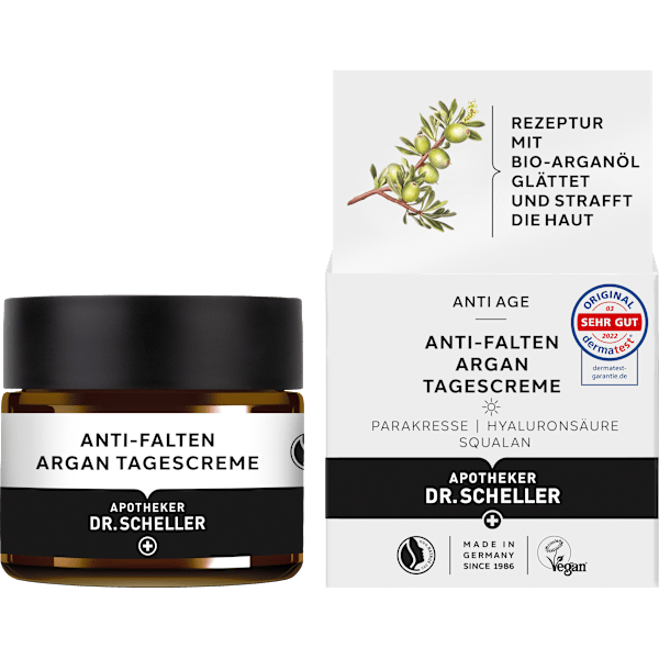 Anti Falten Gesichtscreme Argan Dr. Scheller