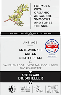 Anti Falten Nachtcreme Argan Dr. Scheller