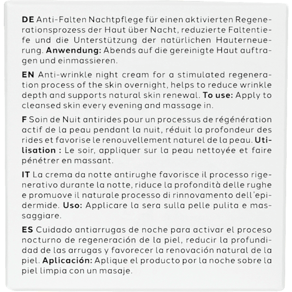 Anti Falten Nachtcreme Argan Dr. Scheller