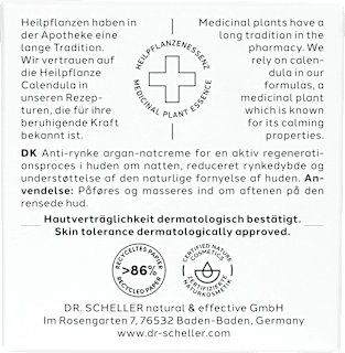 Anti Falten Nachtcreme Argan Dr. Scheller