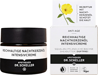 Gesichtscreme intensiv, reichhaltige Nachtkerzenöl  Dr. Scheller