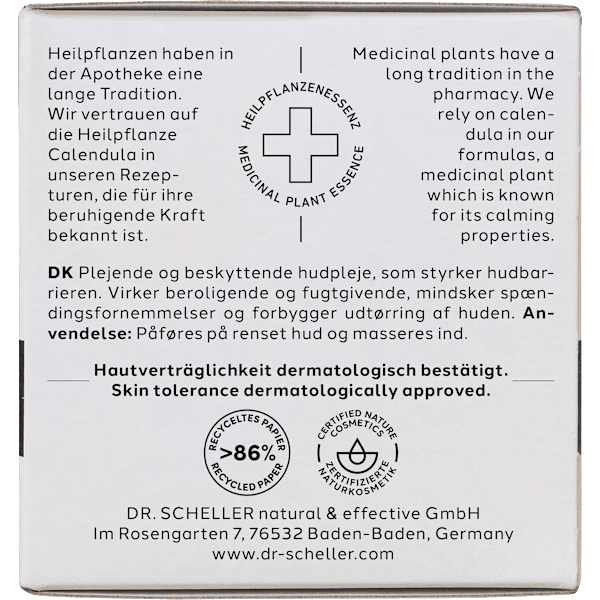 Gesichtscreme intensiv, reichhaltige Nachtkerzenöl  Dr. Scheller