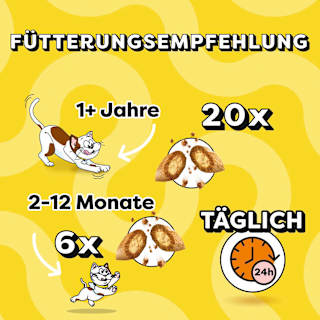 Katzenleckerli mit Huhn, Mega Pack Dreamies