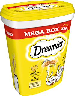 Katzenleckerli mit Käse, Mega Box Dreamies