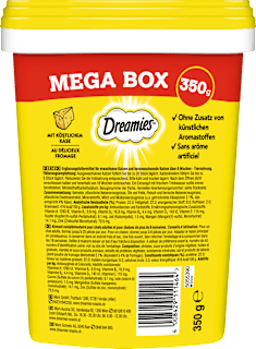 Katzenleckerli mit Käse, Mega Box Dreamies