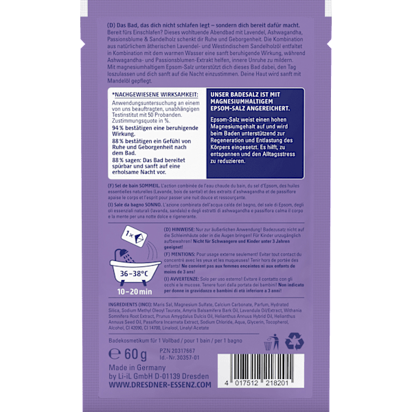 Badesalz Sleep Reset Dresdner Essenz