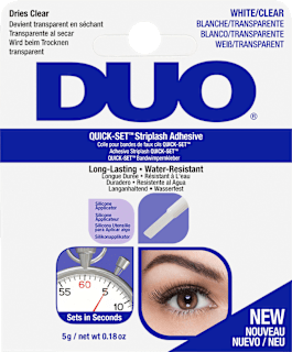 Wimpernkleber Quick Set Adhesive - Clear DUO
