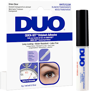 Wimpernkleber Quick Set Adhesive - Clear DUO