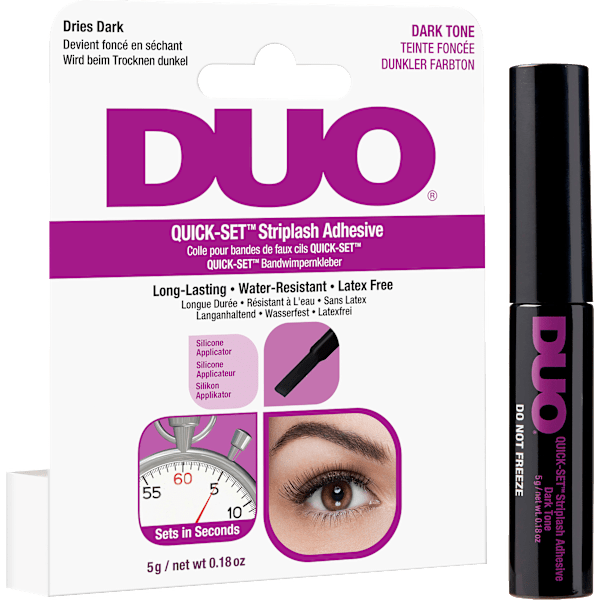 Wimpernkleber Quick Set Adhesive - Dark DUO