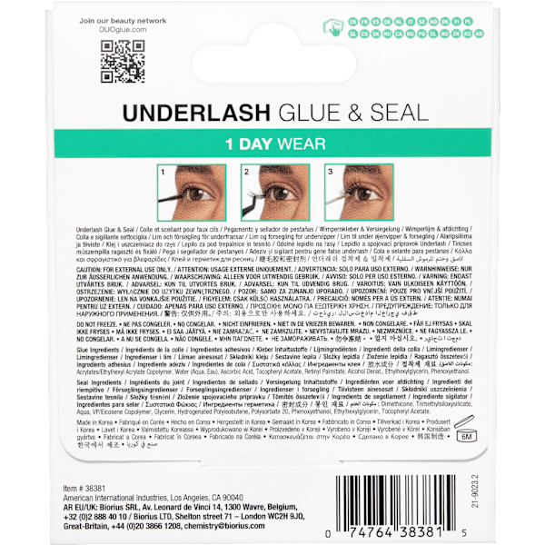 Wimpernkleber Underlash Glue & Seal DUO