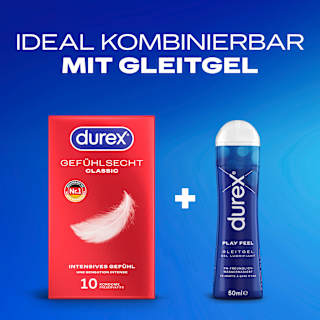 Kondome Gefühlsecht Classic, Breite 56mm Durex