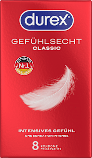 Kondome Gefühlsecht Classic, Breite 56mm Durex