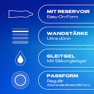 Kondome Hautnah Classic, Breite 56mm Durex