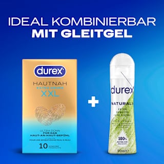 Kondome Hautnah Extra Groß, Breite 60mm Durex