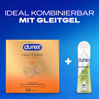 Kondome Hautnah, latexfrei, Breite 56mm Durex