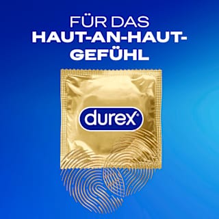 Kondome Hautnah, latexfrei, Breite 56mm Durex
