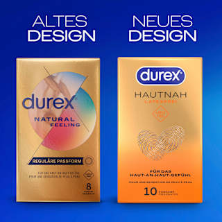 Kondome Hautnah, latexfrei, Breite 56mm Durex