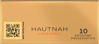 Kondome Hautnah, latexfrei, Breite 56mm Durex
