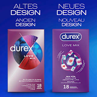 Kondome Love Mix, Breite 56mm Durex