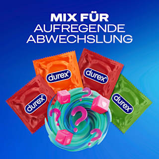 Kondome Mix Überrasch' Mich, Breite 52, 53 & 56mm Durex