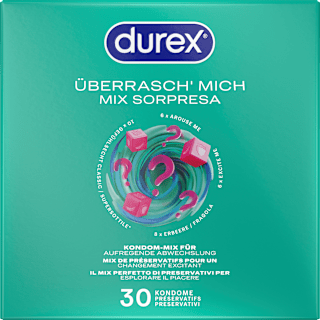 Kondome Mix Überrasch' Mich, Breite 52, 53 & 56mm Durex